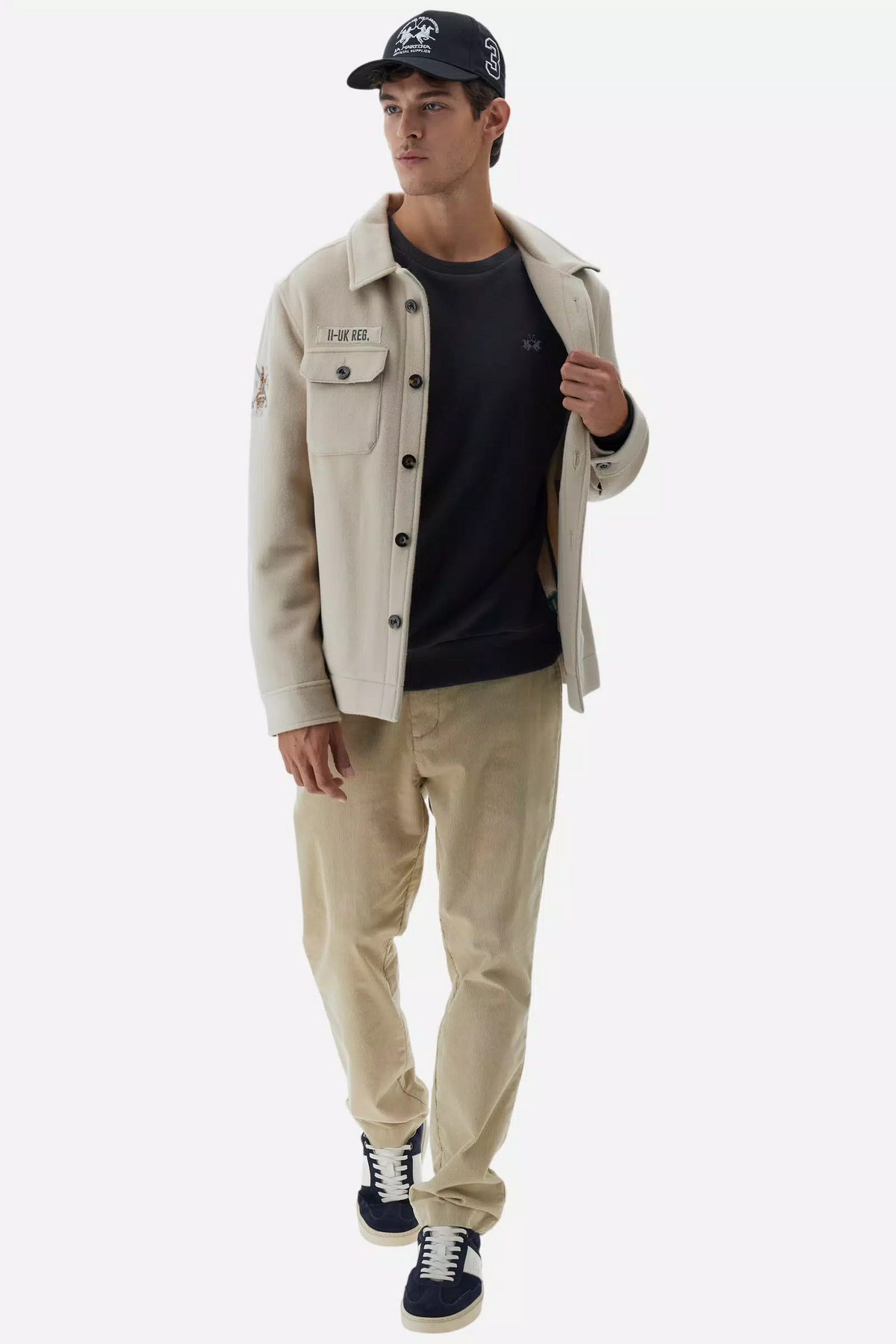 FLEECE CREW NECK BRUSHED F