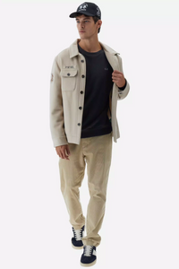 FLEECE CREW NECK BRUSHED F