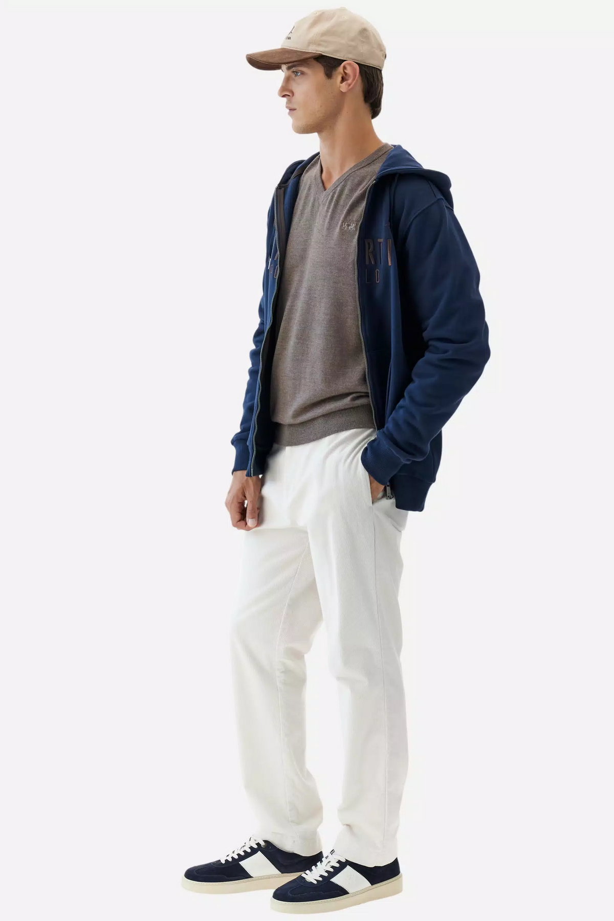 V NECK SWEATER MERINO WOOL