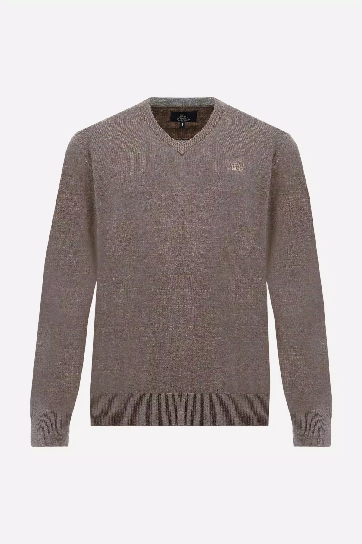 V NECK SWEATER MERINO WOOL