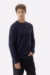 CREW NECK SWEATER WOOL CAS