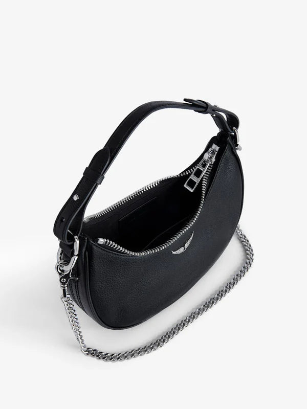 MOONROCK GRAINED LEATHER Red BAG