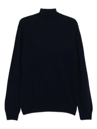 Merino Cashmere Navy Knitwear