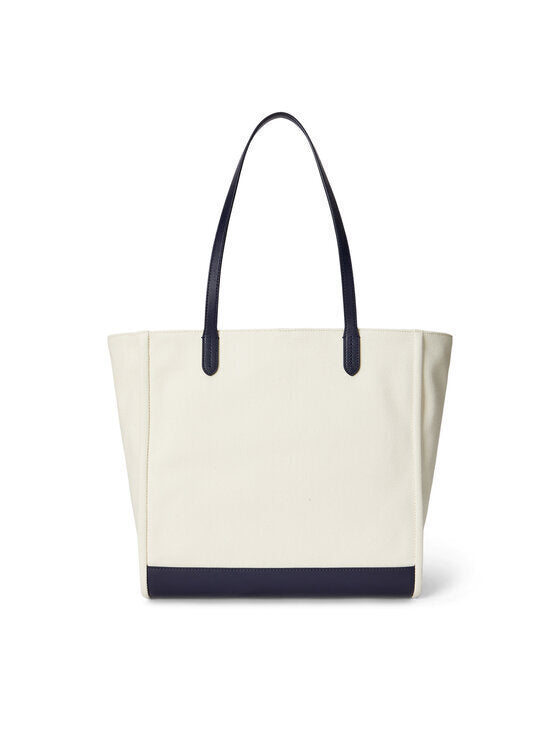 Navy Cameryn Canvas Tote Bag