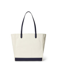 Navy Cameryn Canvas Tote Bag