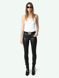 Phlame Leather Trousers