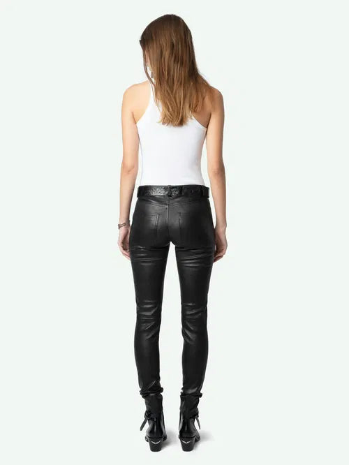 Phlame Leather Trousers