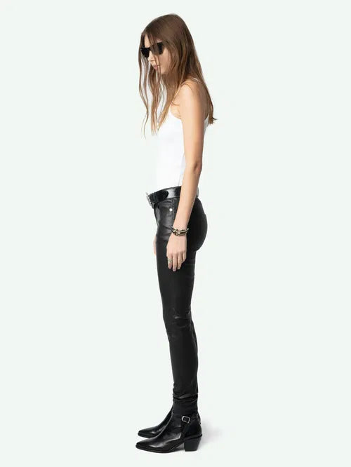 Phlame Leather Trousers