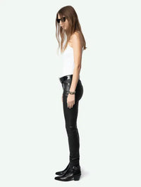 Phlame Leather Trousers