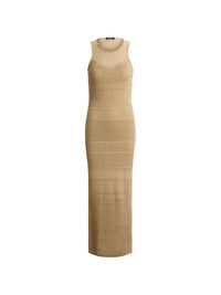 Pointelle Knit-Maxi Dress