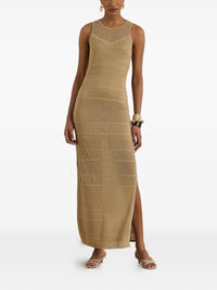 Pointelle Knit-Maxi Dress