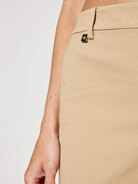 Polished Bi-stretch Twill Bermuda Shorts