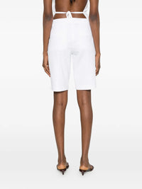 Polished Bi-stretch Twill Bermuda Shorts