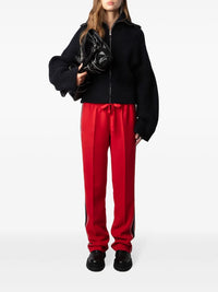 Pomy Crepe Red Pants