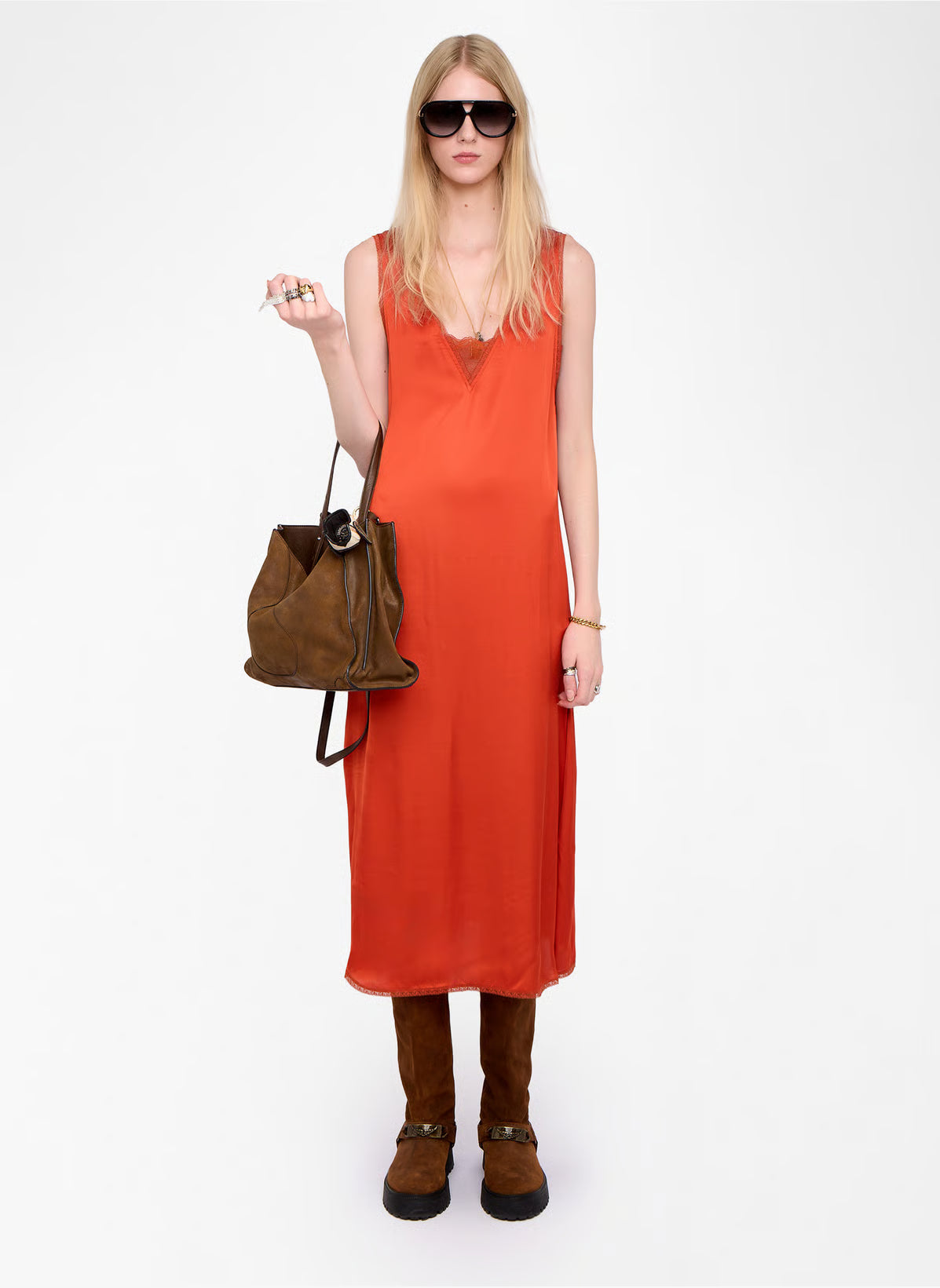 RENZO SATIN DRESS
