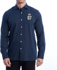 REPLICA COTTON Navy TWILL Shirt