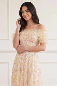 OFF-SHOULDER DRESS