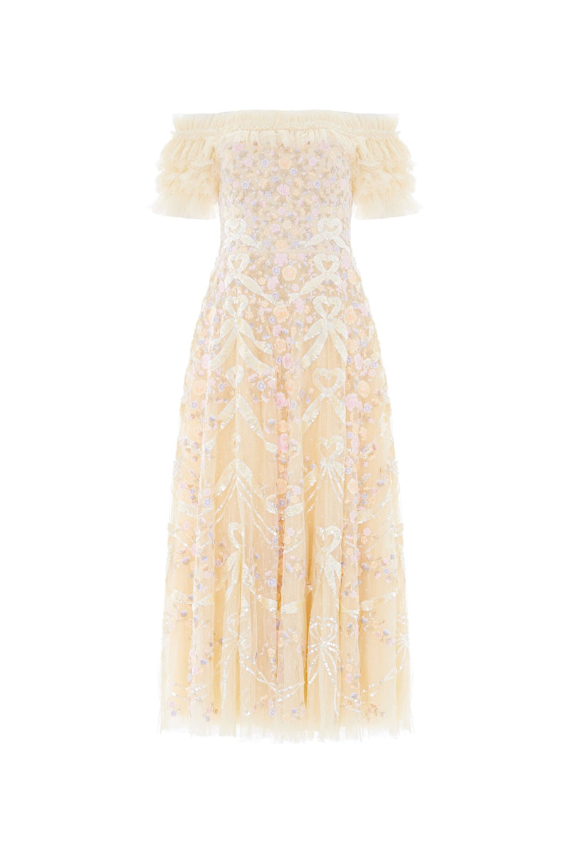 OFF-SHOULDER DRESS