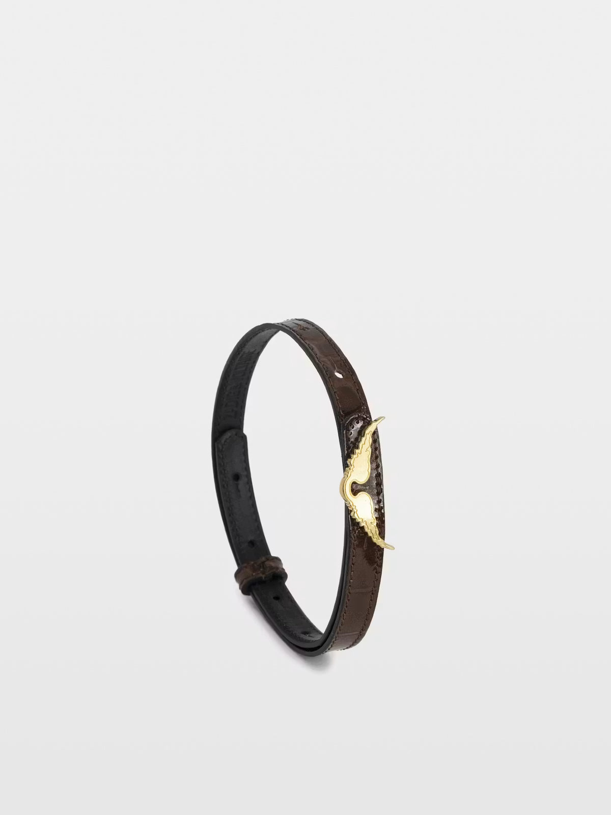 ROCK CROCO LEATHER BRACELET