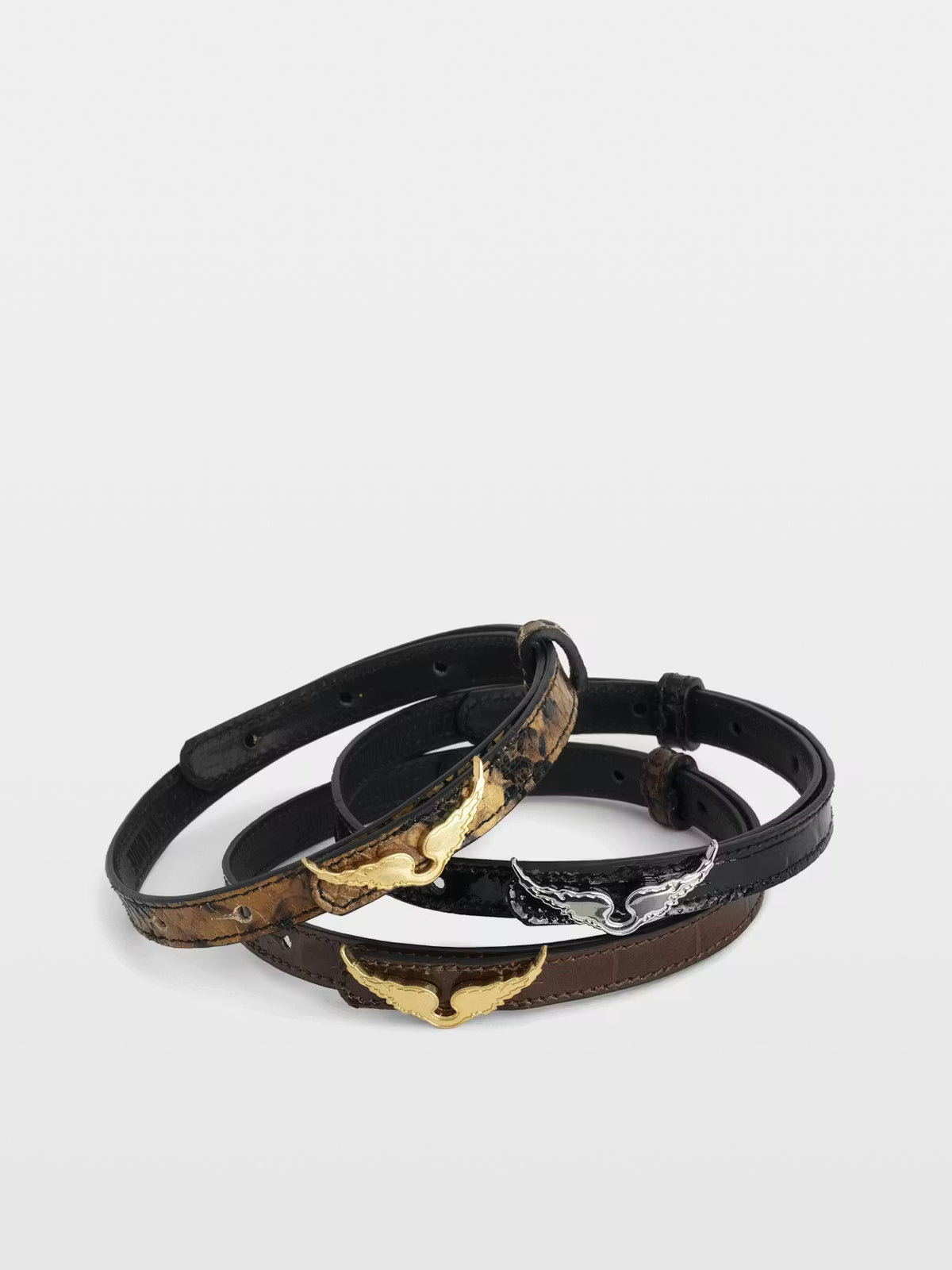 ROCK CROCO LEATHER BRACELET