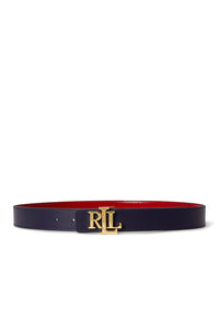 Reversible LRL Leather Belt
