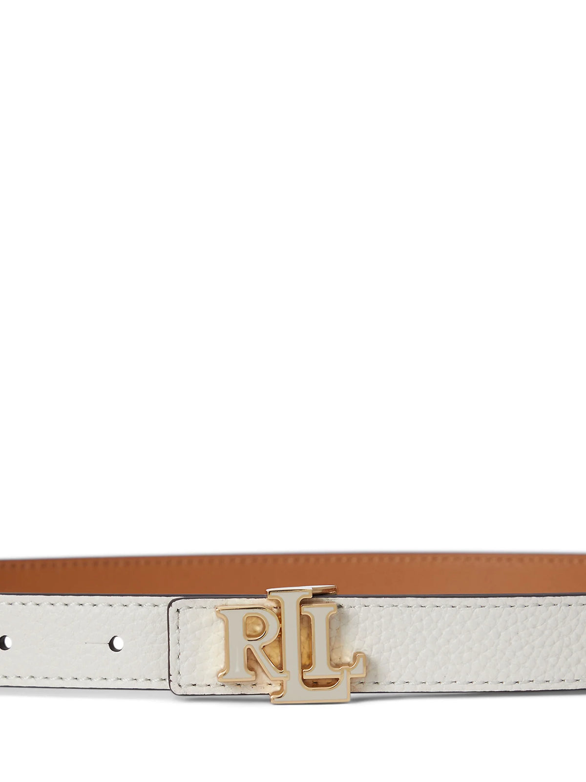 Reversible Skinny LRL Leather Belt
