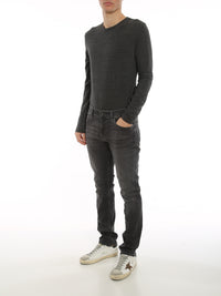 Ronnie R Legend Low-Rise Slim-Fit Grey Jeans
