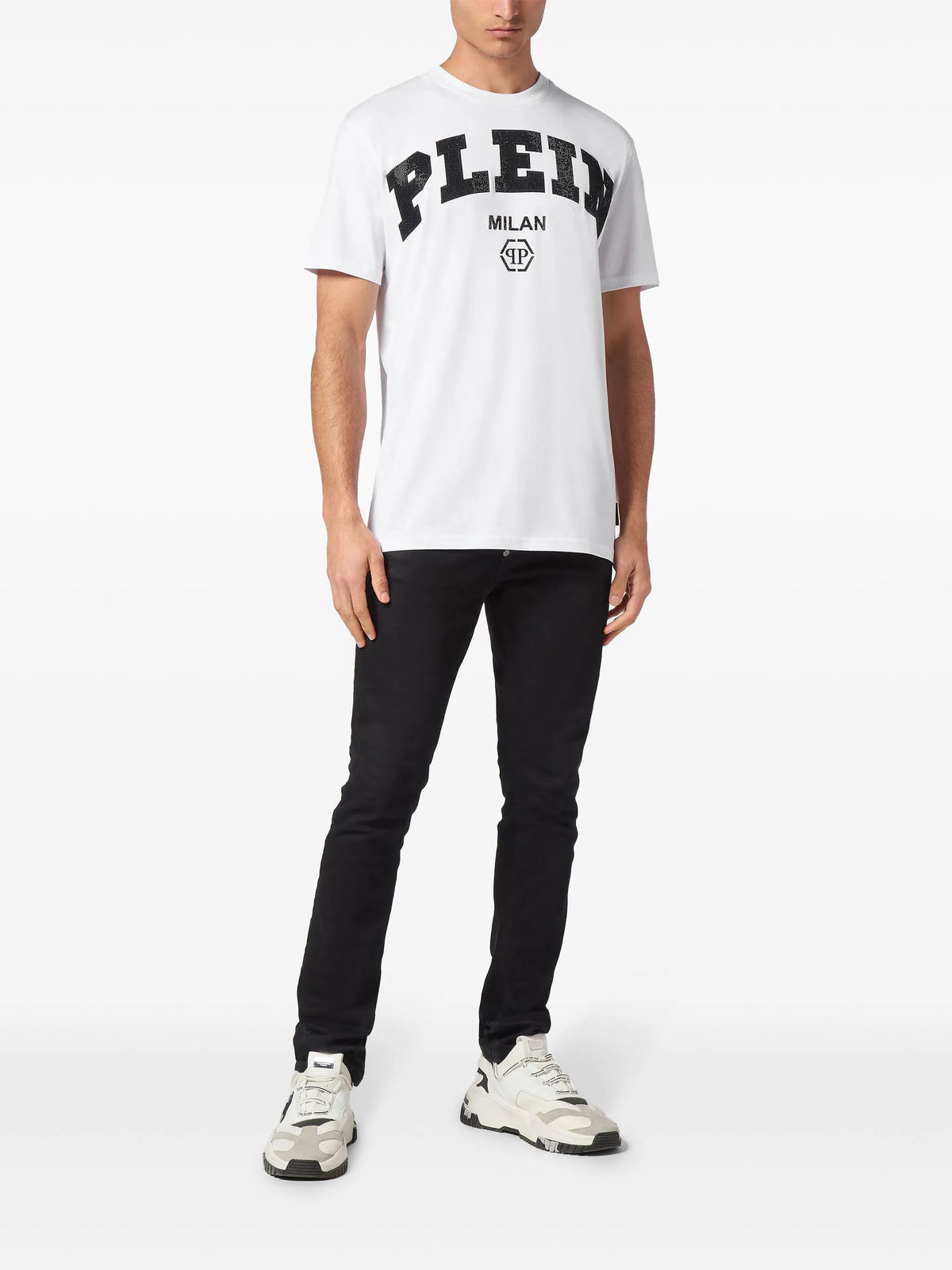 Round Neck White T-Shirt