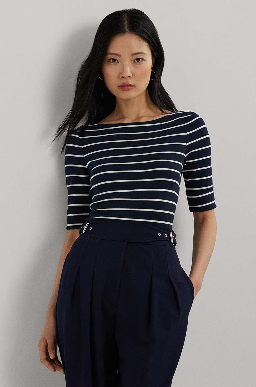 Judy Elbow-Sleeve Knit Top