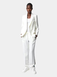 Side-Stripe Yellow Trousers