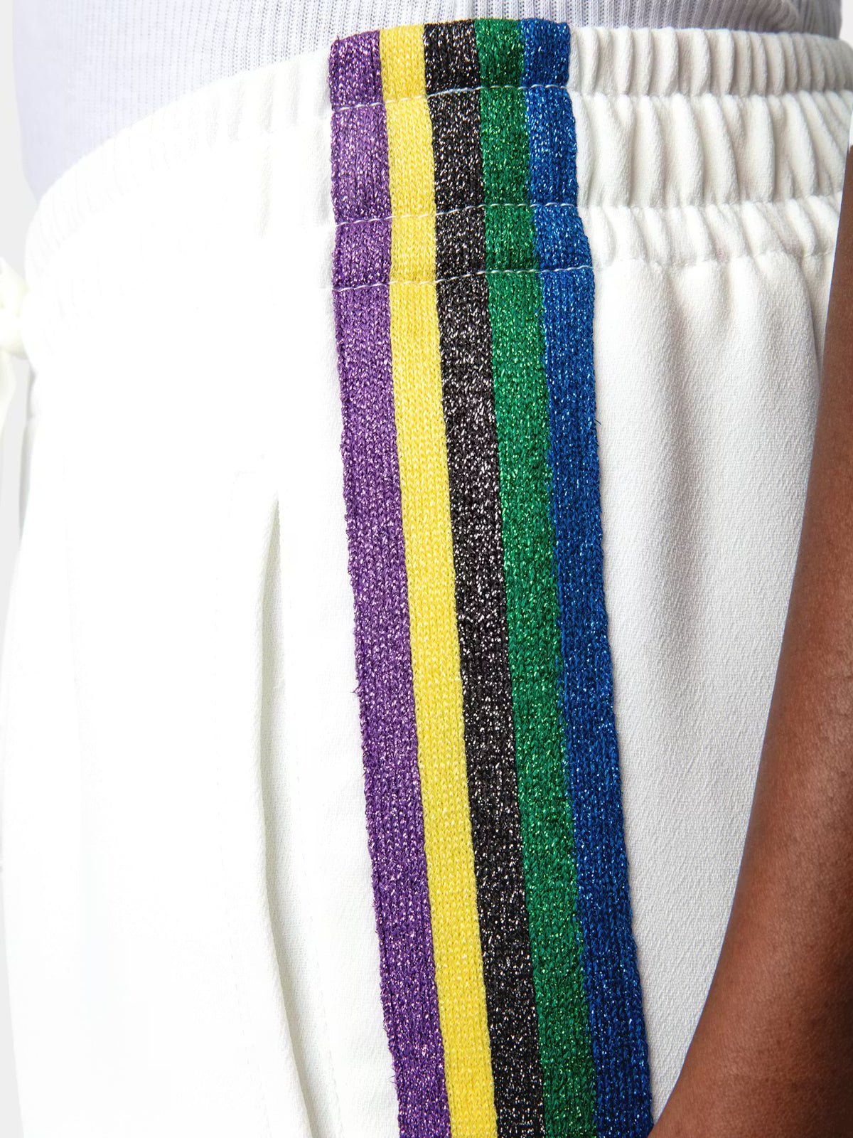 Side-Stripe Yellow Trousers