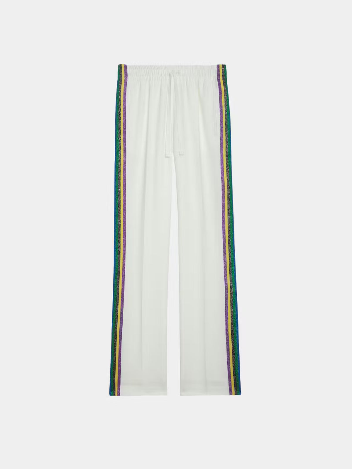 Side-Stripe Yellow Trousers