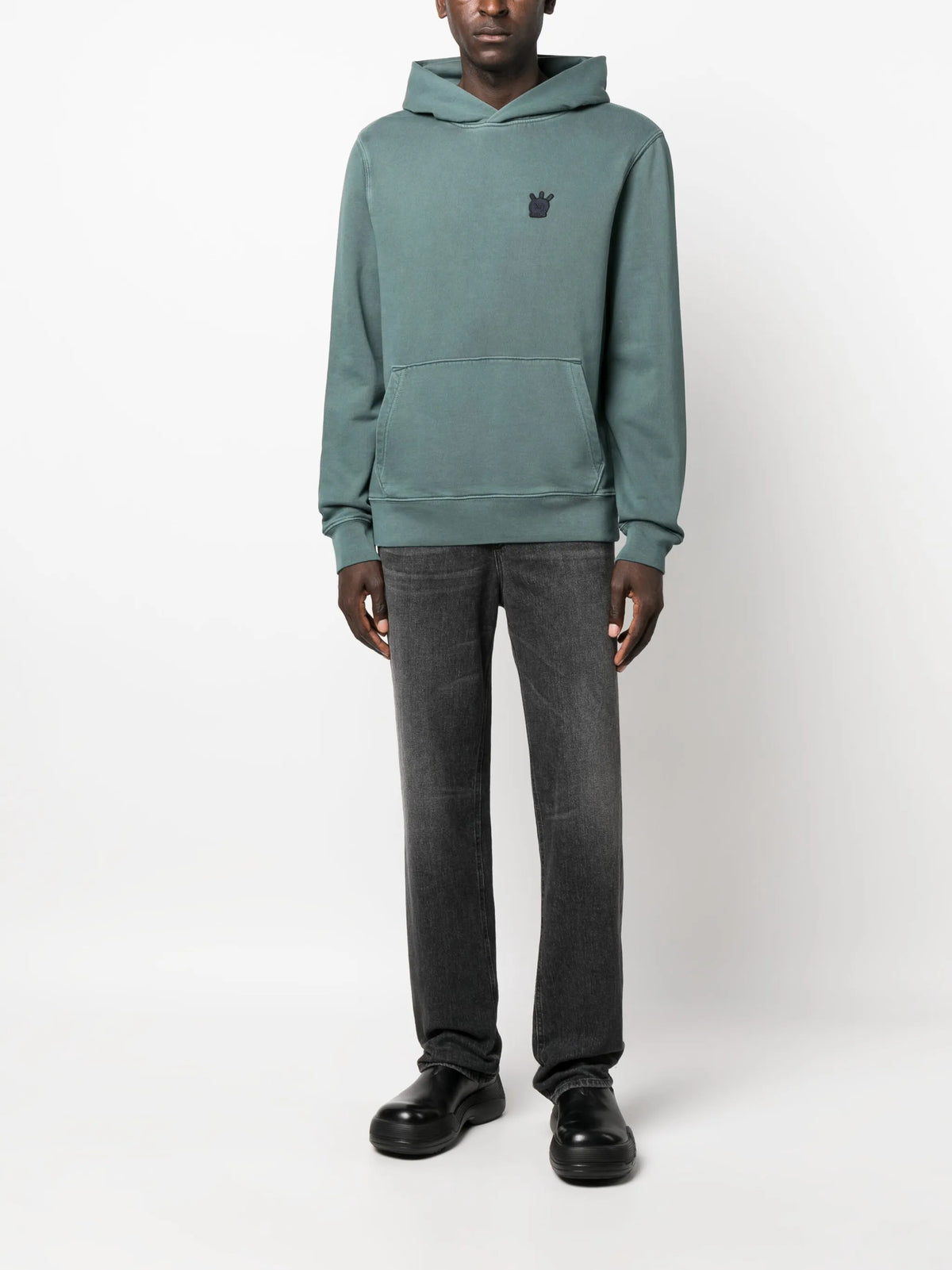 Skull Green Hoodie