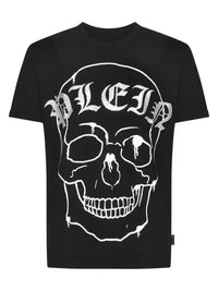 Skull Print White T-Shirt