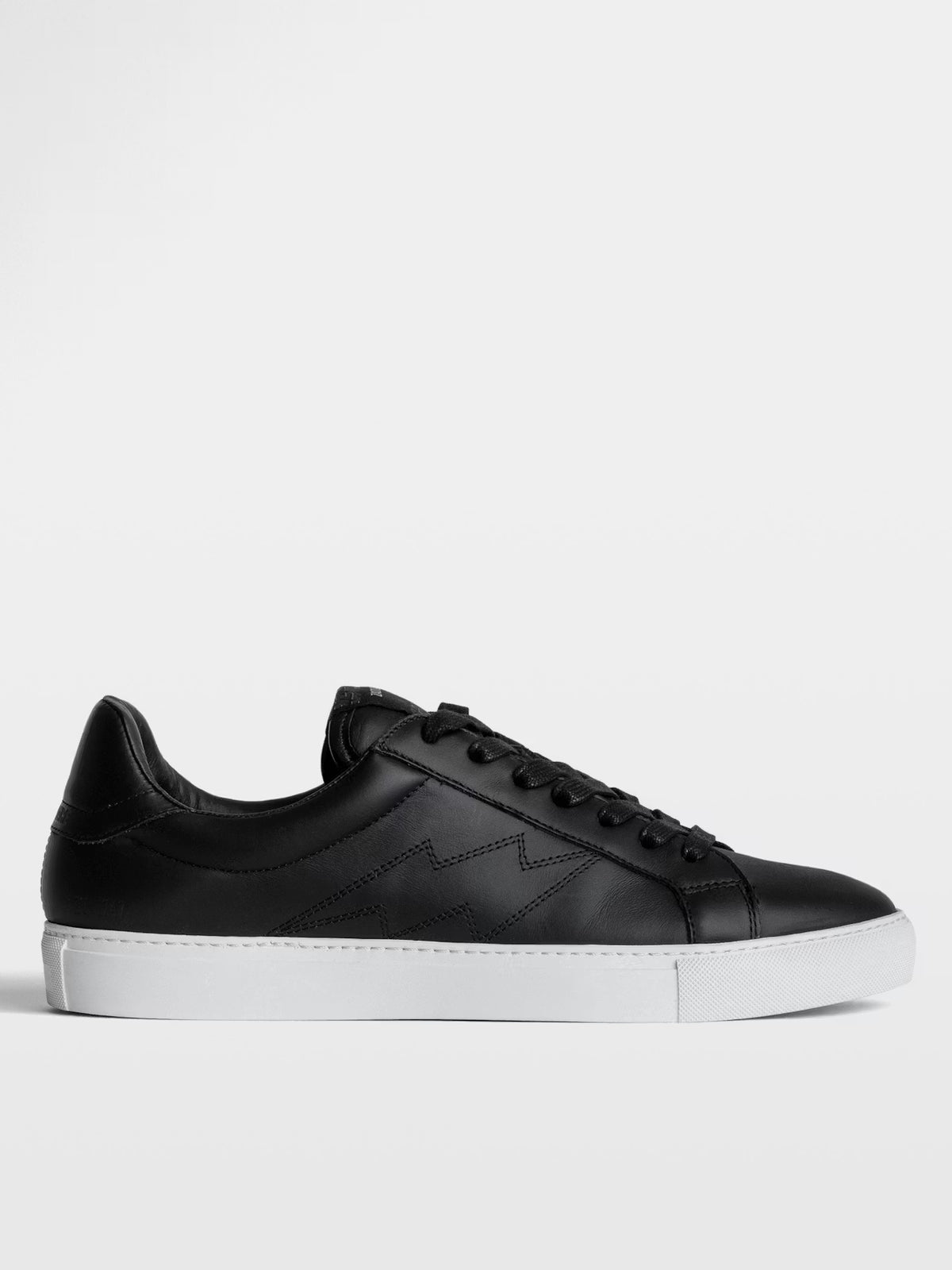 Smoth Calfskin Black Trainers