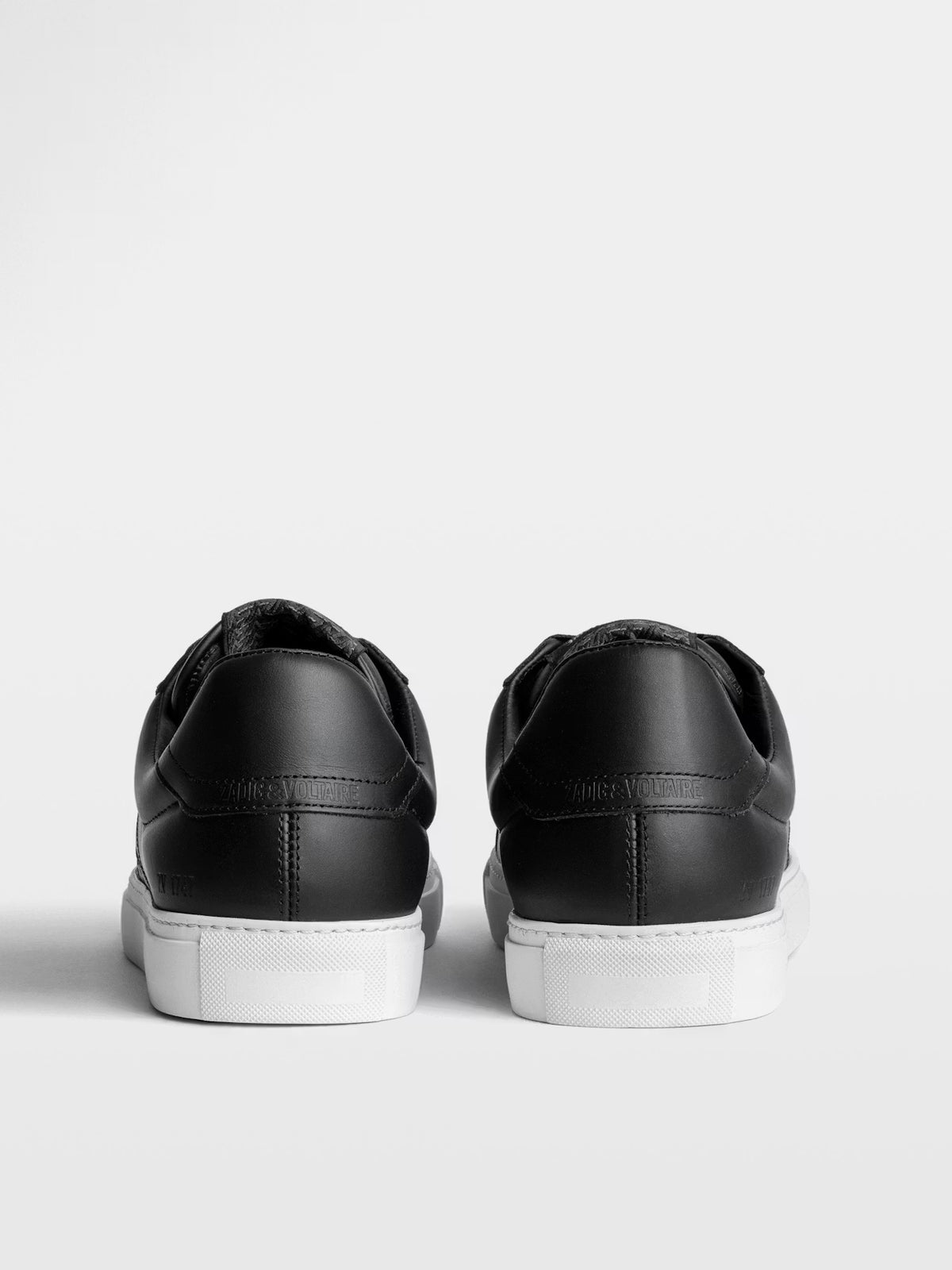 Smoth Calfskin Black Trainers