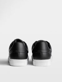 Smoth Calfskin Black Trainers