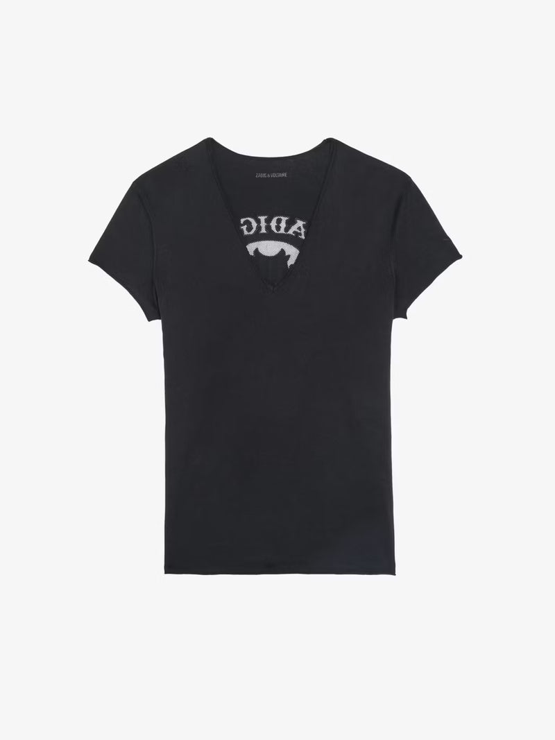 Story Fishnet Skull T-Shirt