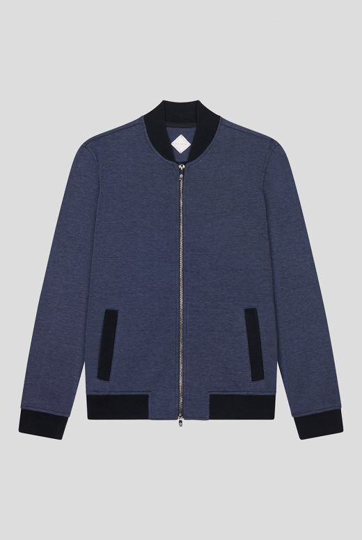 Stretch Jersey Blue Sweatshirt