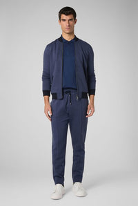 Stretch Jersey Blue Sweatshirt