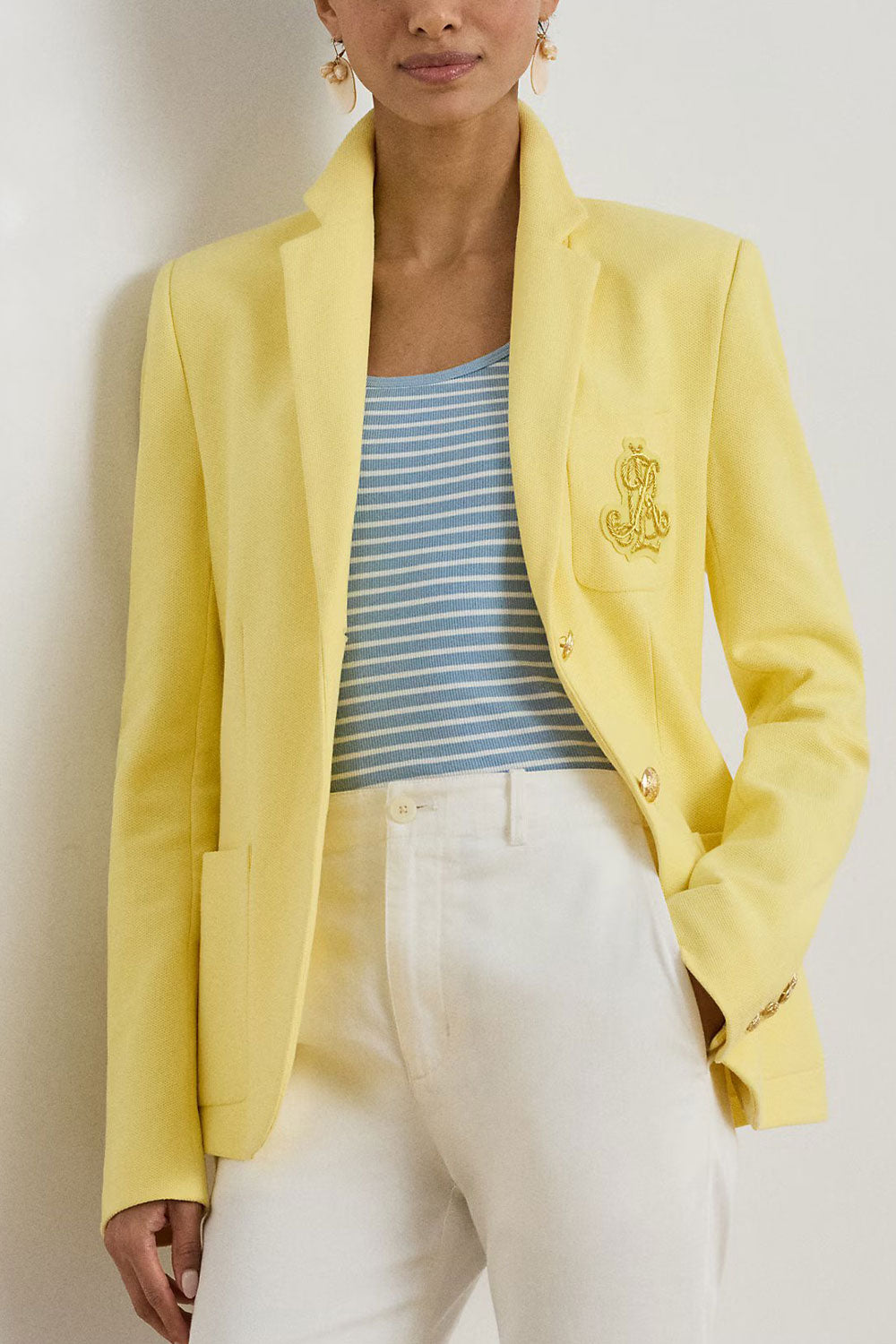 Stretch Sportswear Pique Lined Blazer