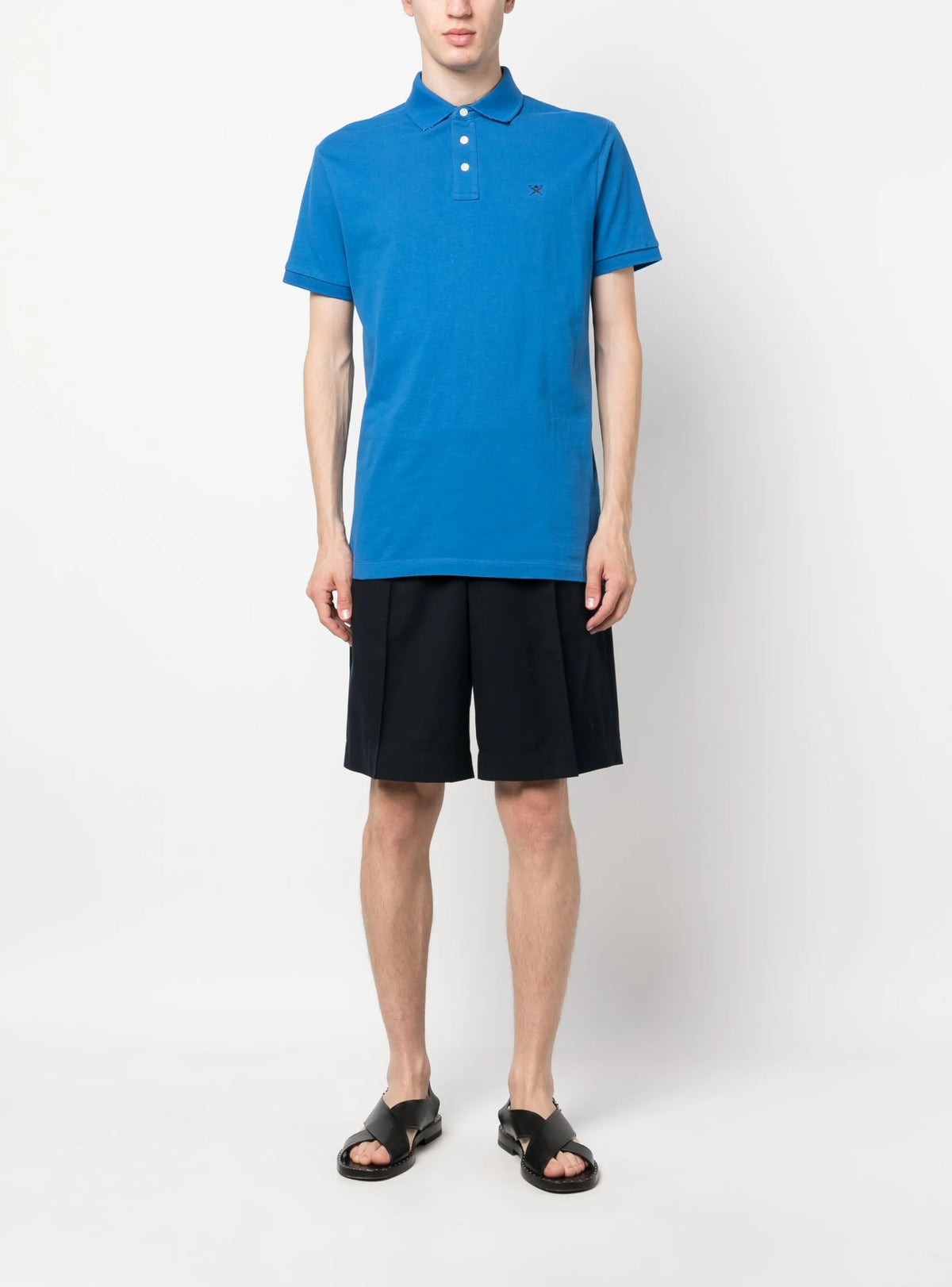Swim Trim Blue Polo
