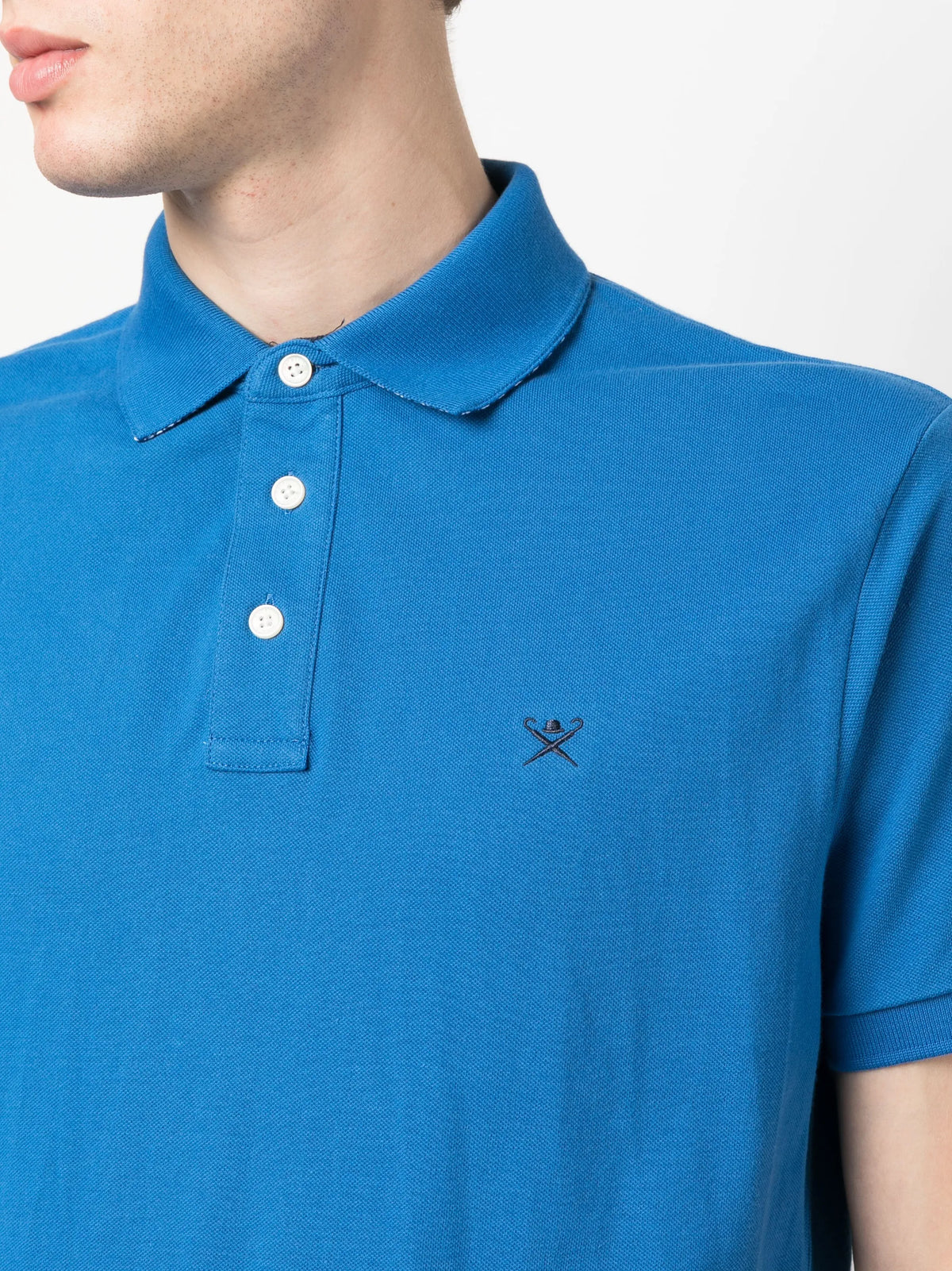 Swim Trim Blue Polo