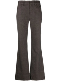 Tailored Flared Grey Trousers