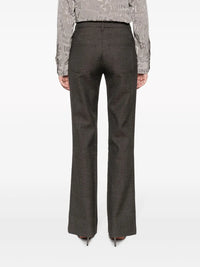 Tailored Flared Grey Trousers