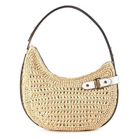 Tasha Crocheted Straw Bag