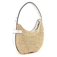 Tasha Crocheted Straw Bag