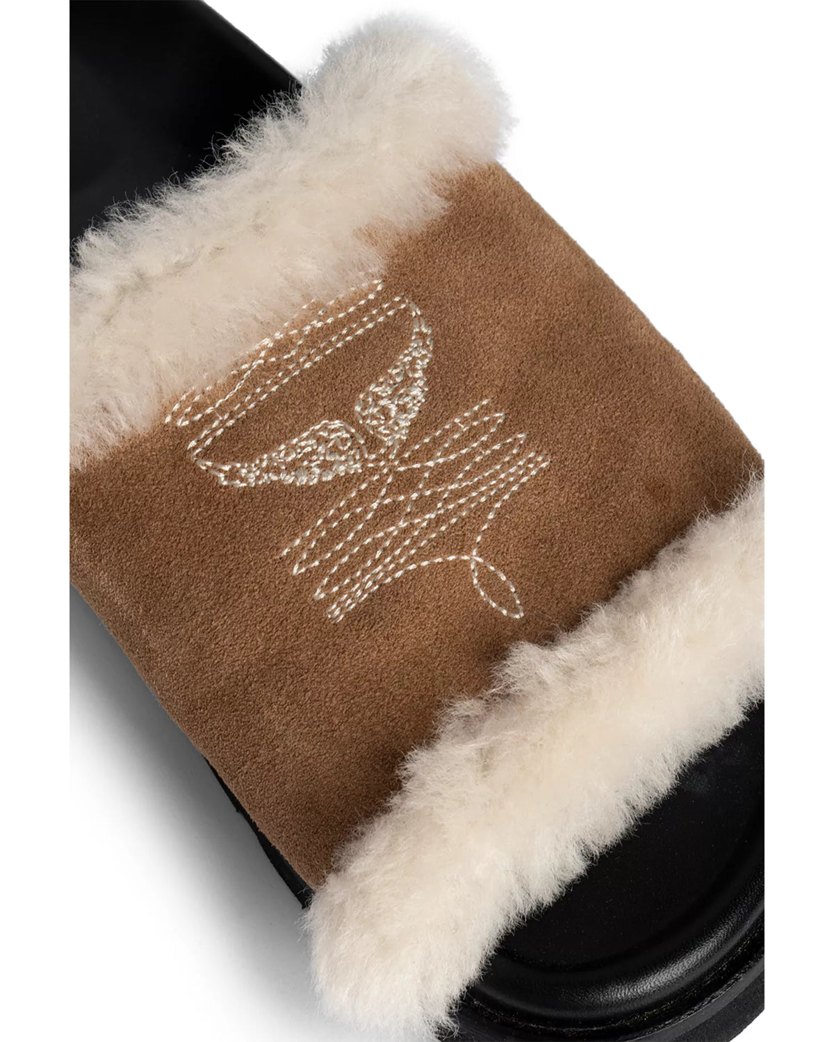 Teddy Bare Shearling Mules