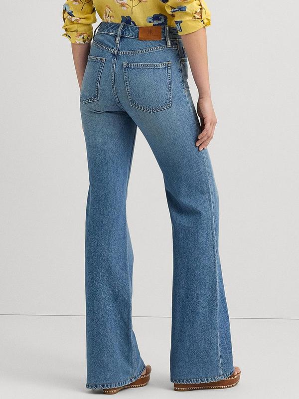 Retro Flare Full-Length Jeans