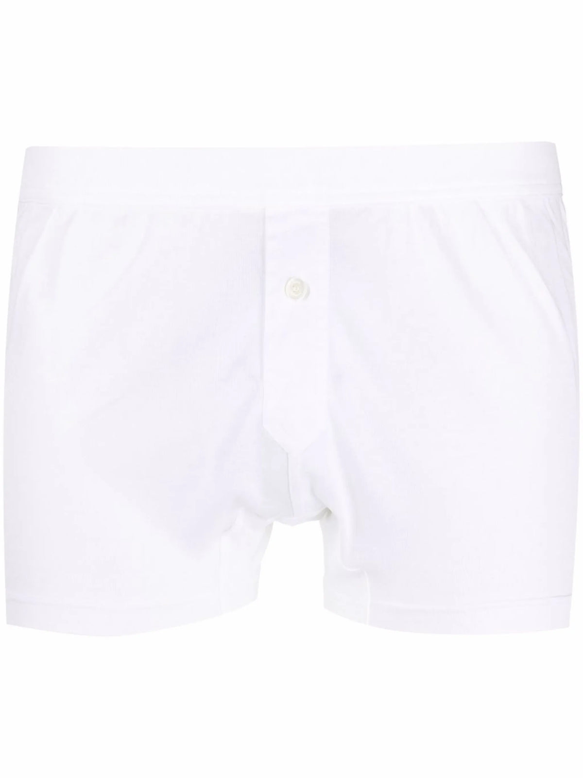 White Boxer With Buttons